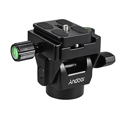 Andoer M-12 Têtes de Trépieds Tête Panoramique avec Tête d'Inclinaison Monopopode pour l'Observation des Oiseaux avec Plaque de Fixation Rapide (1pcs Plaque de dégagement Rapide) Andoer M-12 Têtes de Trépieds Tête Panoramique avec Tête d'Inclinaison Monopopode pour l'Observation des Oiseaux avec Plaque de Fixation Rapide (1pcs Plaque de dégagement Rapide)