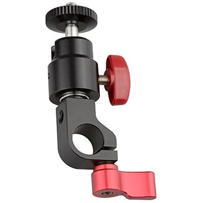 CAMVATE 15mm Rod Clamp & Ball tête Adaptateur de Montage avec 1/4 "-20 Fil pour Attacher Les Accessoires de Bricolage CAMVATE 15mm Rod Clamp & Ball tête Adaptateur de Montage avec 1/4 "-20 Fil pour Attacher Les Accessoires de Bricolage