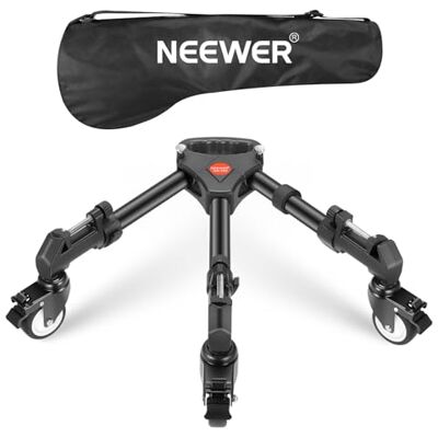 NEEWER Dolly Trépied Robuste Support à roulettes avec 7,6cm Roues en Caoutchouc, Pieds Réglables et Sac pour Trépied Supports de Lumière dans Photo Vidéo, Charge Admissible 22,7kg NEEWER Dolly Trépied Robuste Support à roulettes avec 7,6cm Roues en Caoutchouc, Pieds Réglables et Sac pour Trépied Supports de Lumière dans Photo Vidéo, Charge Admissible 22,7kg