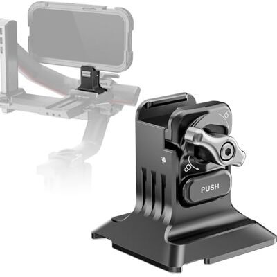 NEEWER Support de trépied pour téléphone avec base de type Arca, filetage 6,35 mm, pince à dégagement rapide compatible avec iPhone 16 Pro Max S25 Ultra Cage de téléphone DJI RS4 Mini R4 Pro RS3 Pro NEEWER Support de trépied pour téléphone avec base de type Arca, filetage 6,35 mm, pince à dégagement rapide compatible avec iPhone 16 Pro Max S25 Ultra Cage de téléphone DJI RS4 Mini R4 Pro RS3 Pro