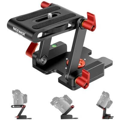 NEEWER Tête de Trépied Z-Flex Tilt avec 4 Boutons Réglage/Fixation, Plaque Rapide et Niveau à Bulle pour Trépied Appareil Photo DSLR Caméscopes Slider Caméra, Alliage Aluminium Charge 3kg NEEWER Tête de Trépied Z-Flex Tilt avec 4 Boutons Réglage/Fixation, Plaque Rapide et Niveau à Bulle pour Trépied Appareil Photo DSLR Caméscopes Slider Caméra, Alliage Aluminium Charge 3kg
