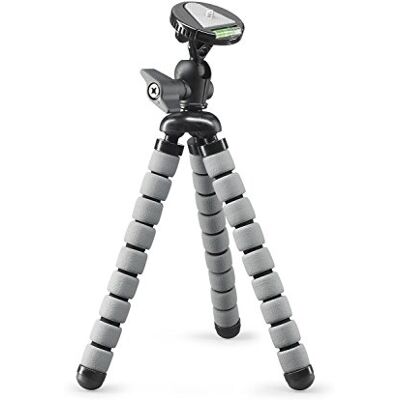 Cullmann Alpha 655 Mini trépied flexible avec rotule et système de raccord rapide Gris 25 cm Cullmann Alpha 655 Mini trépied flexible avec rotule et système de raccord rapide Gris 25 cm
