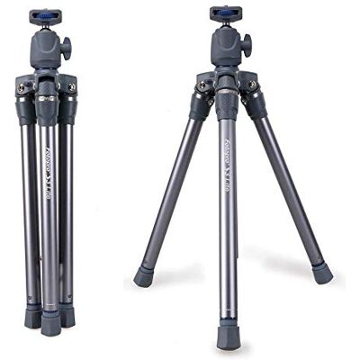 Fotopro S3-Lite Gris & Bleu Kit trépied Universel Compact & léger avec Colonne Centrale réversible Fourni avec 1 Support Smartphone & 1 Adaptateur GoPro Fotopro S3-Lite Gris & Bleu Kit trépied Universel Compact & léger avec Colonne Centrale réversible Fourni avec 1 Support Smartphone & 1 Adaptateur GoPro