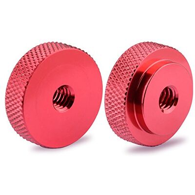 CAMVATE Lot de 2 adaptateurs d'écrou de verrouillage de roue femelle 1/4"-20 CAMVATE Lot de 2 adaptateurs d'écrou de verrouillage de roue femelle 1/4"-20