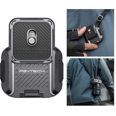 PGYTECH Support de Sangle d’Épaule pour Caméra avec Pince à Dégagement Rapide & Kit de Plaque, Base d’Adaptateur de Caméra en Alliage d’Aluminium Arca Swiss pour Sangles d’Épaule, Trépieds PGYTECH Support de Sangle d’Épaule pour Caméra avec Pince à Dégagement Rapide & Kit de Plaque, Base d’Adaptateur de Caméra en Alliage d’Aluminium Arca Swiss pour Sangles d’Épaule, Trépieds