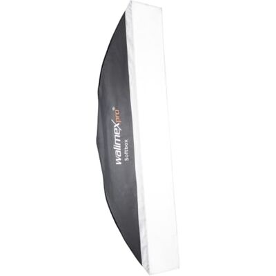 Walimex Pro Boîte à lumière Striplight II (dimensions 25 x 150 cm, diffuseur avant et intermédiaire) Walimex Pro Boîte à lumière Striplight II (dimensions 25 x 150 cm, diffuseur avant et intermédiaire)