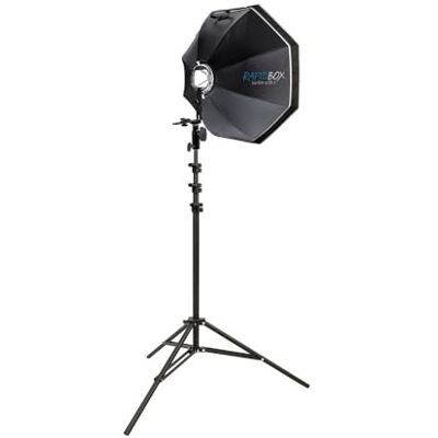Westcott Rapid Box Switch Octa Speedlite Kit avec plaque de déflecteur (66 cm) pour photographie avec support d'éclairage interchangeable Westcott Rapid Box Switch Octa Speedlite Kit avec plaque de déflecteur (66 cm) pour photographie avec support d'éclairage interchangeable