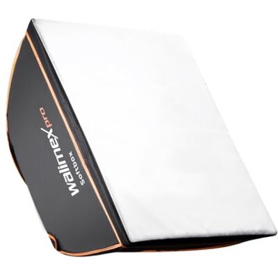 Walimex Pro Boîte à lumière Orange Line 40 x 40, noir, blanc Walimex Pro Boîte à lumière Orange Line 40 x 40, noir, blanc