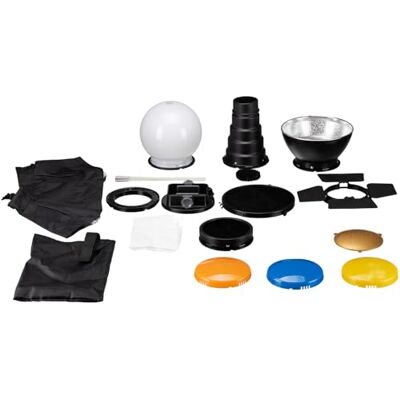 BRESSER BR-SET7 Lot de 7 modificateurs de lumière pour flashs compacts BRESSER BR-SET7 Lot de 7 modificateurs de lumière pour flashs compacts