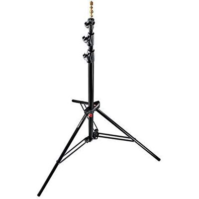 Manfrotto 1005BAC-3 Kit 3 Stativi, Serie Babylight, Massima Altezza 273 cm per Luci, 3 Sezioni, in Alluminio, Nero Manfrotto 1005BAC-3 Kit 3 Stativi, Serie Babylight, Massima Altezza 273 cm per Luci, 3 Sezioni, in Alluminio, Nero