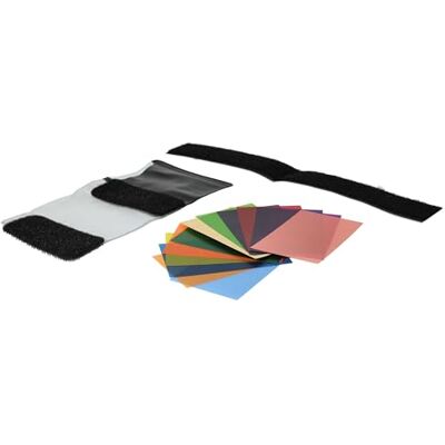 vhbw Lot de 12 films de couleur compatibles avec Canon Speedlite 420EX, 380EX Flash, appareil photo Set de feuilles de couleur avec ancrage, plastique vhbw Lot de 12 films de couleur compatibles avec Canon Speedlite 420EX, 380EX Flash, appareil photo Set de feuilles de couleur avec ancrage, plastique