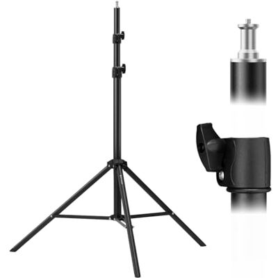 K&F CONCEPT Trépied de lumière pour photographie, 280 cm, support en métal pour photographie de studio, réflecteur, flash et vidéo, trépied d'éclairage réglable haut avec embout universel 1/4 K&F CONCEPT Trépied de lumière pour photographie, 280 cm, support en métal pour photographie de studio, réflecteur, flash et vidéo, trépied d'éclairage réglable haut avec embout universel 1/4