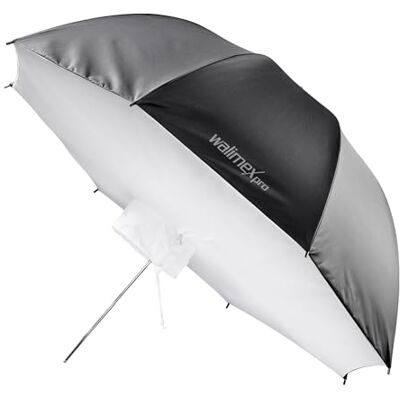 Walimex Pro parapluie softbox réflecteur 109cm Solution professionnelle pour une réflexion optimisée dans la photographie de portrait et de produit avec un ajustement parfait et une finition de haute qualité Walimex Pro parapluie softbox réflecteur 109cm Solution professionnelle pour une réflexion optimisée dans la photographie de portrait et de produit avec un ajustement parfait et une finition de haute qualité