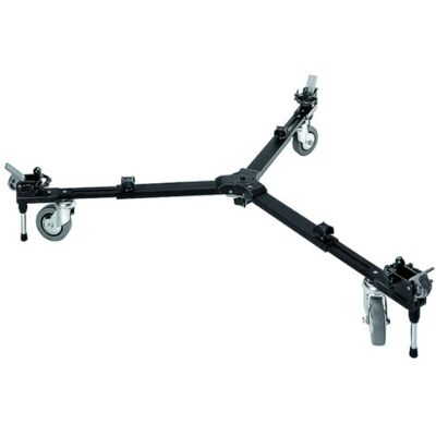 Manfrotto 127VS Accessorio Carrello Basic per Treppiede per Video con Singolo e Doppio Puntale, Nero Manfrotto 127VS Accessorio Carrello Basic per Treppiede per Video con Singolo e Doppio Puntale, Nero