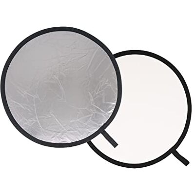 Manfrotto LL LR3031 Pannello Circolare, Diametro 75 cm, Argento/Bianco Manfrotto LL LR3031 Pannello Circolare, Diametro 75 cm, Argento/Bianco