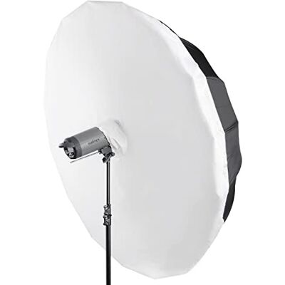 Walimex Pro Walimex Reflex Umbrella Set Ø180cm Design 2 en 1 pour des résultats professionnels : Parapluie Reflex et parapluie softbox en un, compact et polyvalent pour les déplacements Walimex Pro Walimex Reflex Umbrella Set Ø180cm Design 2 en 1 pour des résultats professionnels : Parapluie Reflex et parapluie softbox en un, compact et polyvalent pour les déplacements