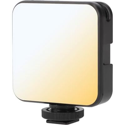 ayex Lampe vidéo bicolore de qualité supérieure Luminosité réglable 2000 mAh Batterie rechargeable USB de type C W64 ayex Lampe vidéo bicolore de qualité supérieure Luminosité réglable 2000 mAh Batterie rechargeable USB de type C W64