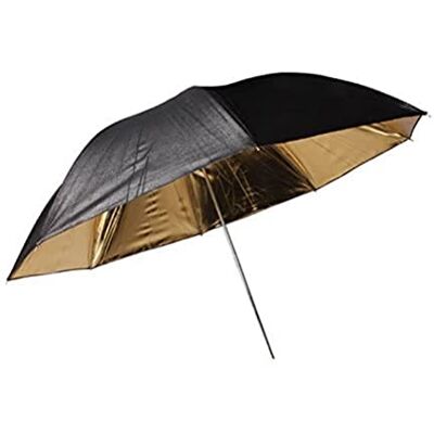 BRESSER SM-01 Parapluie réflecteur noir/doré 101cm BRESSER SM-01 Parapluie réflecteur noir/doré 101cm
