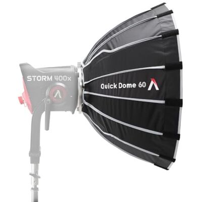 Aputure Quick Dome 60, softbox de 23 pouces/60 cm à monture Bowens avec diffuseurs à montage rapide, compatible avec l’ 80c et l’Amaran 300c/150c/200x/60x S Aputure Quick Dome 60, softbox de 23 pouces/60 cm à monture Bowens avec diffuseurs à montage rapide, compatible avec l’ 80c et l’Amaran 300c/150c/200x/60x S