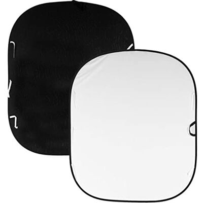 Manfrotto LL LC5621 Fondale Ripiegabile, Nero/Bianco Manfrotto LL LC5621 Fondale Ripiegabile, Nero/Bianco