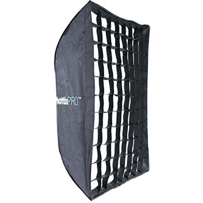 Phottix Easy-up HD PH82495 Boîte à lumière parapluie avec grille et kit combo Varos Pro S 61 x 89 cm Phottix Easy-up HD PH82495 Boîte à lumière parapluie avec grille et kit combo Varos Pro S 61 x 89 cm