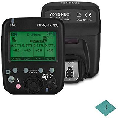 YONGNUO YN560-TX Pro 2.4G on-Camera Flash Speedlite à déclenchement pour Canon pour YN862C/YN968C/YN200/YN560III/YN560IV/YN860Li/YN720/YN660/YN685 YN622CII/RF605 Series/RF603II Series/RF602-RX YONGNUO YN560-TX Pro 2.4G on-Camera Flash Speedlite à déclenchement pour Canon pour YN862C/YN968C/YN200/YN560III/YN560IV/YN860Li/YN720/YN660/YN685 YN622CII/RF605 Series/RF603II Series/RF602-RX