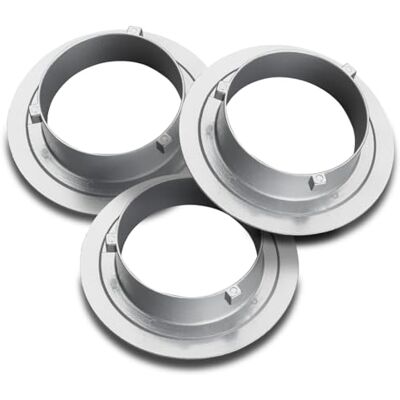 Walimex Pro Kit walimex de 3 adaptateurs de diffuseur & K Walimex Pro Kit walimex de 3 adaptateurs de diffuseur & K