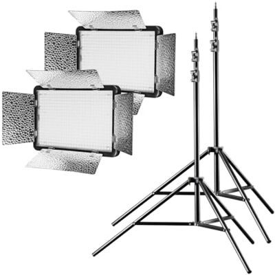 Walimex Pro Walimex LED Versalight 500 Bi Color Lot de 2 Walimex Pro Walimex LED Versalight 500 Bi Color Lot de 2
