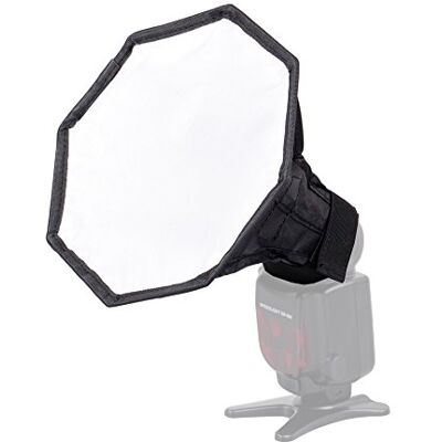 ayex Khalia-Foto Boîte à lumière octogonale pour Flash Diamètre : 20 cm LS-08 ayex Khalia-Foto Boîte à lumière octogonale pour Flash Diamètre : 20 cm LS-08