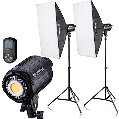 BRESSER BR-605 LED Set de lumière diurne 60 W BRESSER BR-605 LED Set de lumière diurne 60 W