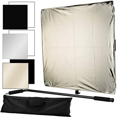 BRESSER Panneau réflecteur/diffuseur 6-en-1 BR-DP1000 100x100cm BRESSER Panneau réflecteur/diffuseur 6-en-1 BR-DP1000 100x100cm