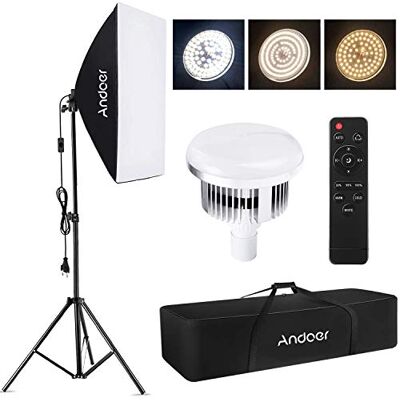 Andoer Studio Photography Softbox Lighting Set (Type 1) Andoer Studio Photography Softbox Lighting Set (Type 1)