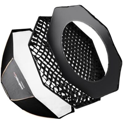 Walimex Pro Octagone Softbox Plus Boîte à lumière pour Aurora/Bowens Diamètre 90 cm Orange Line Walimex Pro Octagone Softbox Plus Boîte à lumière pour Aurora/Bowens Diamètre 90 cm Orange Line
