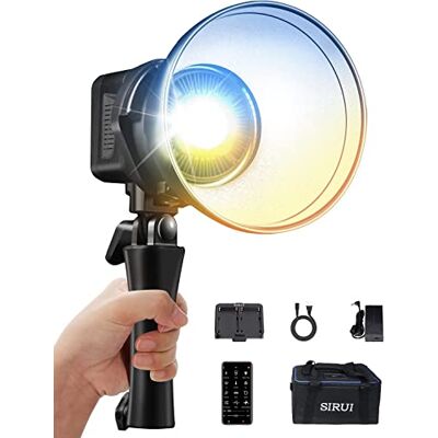 Sirui Lampe vidéo LED bicolore C60B, lumière continue 60 W pour photographie, IRC 96 TLCI 98, CCT 2800 K-7000 K, 12 FX intégrés, lumière de studio ultra silencieuse avec support Bowens, réflecteur Sirui Lampe vidéo LED bicolore C60B, lumière continue 60 W pour photographie, IRC 96 TLCI 98, CCT 2800 K-7000 K, 12 FX intégrés, lumière de studio ultra silencieuse avec support Bowens, réflecteur
