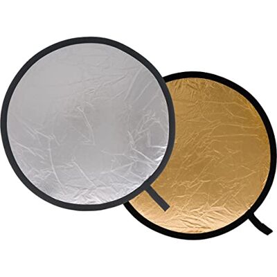 Manfrotto LL LR3834 Pannello Circolare, Diametro 95 cm, Argento/Oro Manfrotto LL LR3834 Pannello Circolare, Diametro 95 cm, Argento/Oro