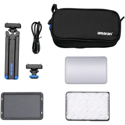 Aputure amaran Ace 25c Kit de création de lumière LED compact avec support Ace Lock à dégagement rapide, design optique et batterie longue durée (anthracite) Aputure amaran Ace 25c Kit de création de lumière LED compact avec support Ace Lock à dégagement rapide, design optique et batterie longue durée (anthracite)