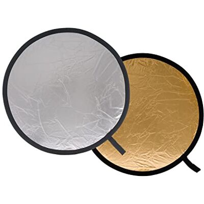 Manfrotto LL LR4834 Pannello Circolare, Diametro 120 cm, Argento/Oro Manfrotto LL LR4834 Pannello Circolare, Diametro 120 cm, Argento/Oro