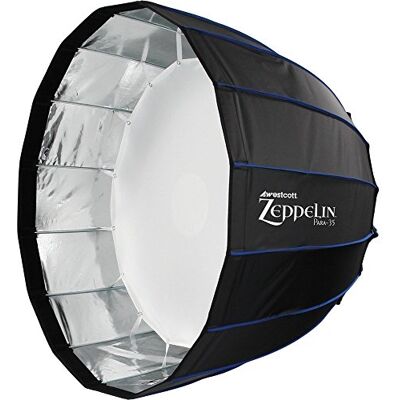 Westcott 3731 Zeppelin Para-47 softbox parabolique profonde (Import Royaume Uni) Westcott 3731 Zeppelin Para-47 softbox parabolique profonde (Import Royaume Uni)