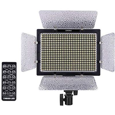 YONGNUO YN-600 Projecteur 600 LED pour studio et vidéo + adaptateur chargeur AC YONGNUO YN-600 Projecteur 600 LED pour studio et vidéo + adaptateur chargeur AC