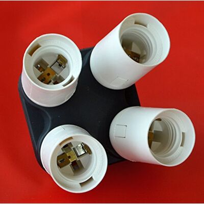 ayex GDT-04 Douille 4 en 1 pour lampes de studio (jusqu'à 250 W) ayex GDT-04 Douille 4 en 1 pour lampes de studio (jusqu'à 250 W)