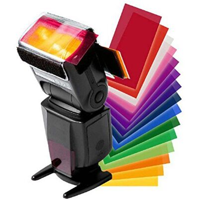 VHBW - Canon Speedlite 270EX/220EX - 12x filtres - gels flash VHBW - Canon Speedlite 270EX/220EX - 12x filtres - gels flash