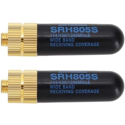 OTOTEC Lot de 2 antennes radio SRH805S SMA-F femelle 144/430/1200 MHz pour talkie-walkie double bande compatible avec Baofeng GT-3 UV-5R BF-888s Radio 51 x 14 mm Noir OTOTEC Lot de 2 antennes radio SRH805S SMA-F femelle 144/430/1200 MHz pour talkie-walkie double bande compatible avec Baofeng GT-3 UV-5R BF-888s Radio 51 x 14 mm Noir