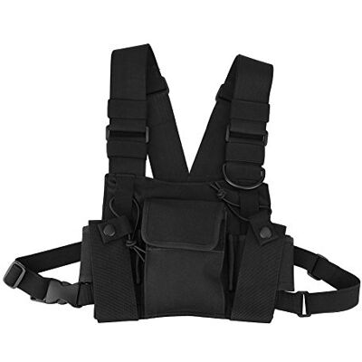 Bewinner Walkie-Talkie Pack Poitrine, Walkie Talkie Sac Poitrine Poche Universel Mains Libres Réglable Sac Two Way Carry Radios Support Pour Police, Travaux De Construction Bewinner Walkie-Talkie Pack Poitrine, Walkie Talkie Sac Poitrine Poche Universel Mains Libres Réglable Sac Two Way Carry Radios Support Pour Police, Travaux De Construction