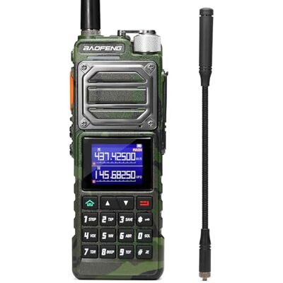 BAOFENG UV-25 Radio Amateur tri-Puissance Portable, Radio Longue portée 10W, récepteur multibande UHF VHF FM Air, Batterie 5200mAh, Charge de Type C, antenne col de Cygne BAOFENG UV-25 Radio Amateur tri-Puissance Portable, Radio Longue portée 10W, récepteur multibande UHF VHF FM Air, Batterie 5200mAh, Charge de Type C, antenne col de Cygne