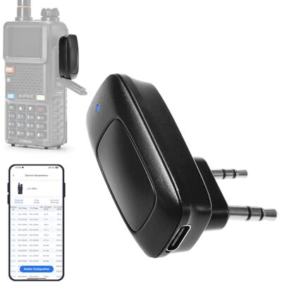 BaoFeng A1D Adaptateur de programmation sans fil BT App pour radio portative UV-5R, GT-5R Mini, UV-5RM Plus, BF-888S, K5 Plus, UV-32 pour installation rapide des canaux sur le terrain BaoFeng A1D Adaptateur de programmation sans fil BT App pour radio portative UV-5R, GT-5R Mini, UV-5RM Plus, BF-888S, K5 Plus, UV-32 pour installation rapide des canaux sur le terrain