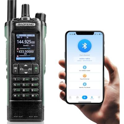 BaoFeng UV-32 10W Portable Talkie Walkie Bibande avec GPS, 1000 canaux Programmables CHIRP & App Sans Fil, Récepteur AM/FM, 1000 canaux & 10 zones, Longue portée Radio Amateur pour outdoor BaoFeng UV-32 10W Portable Talkie Walkie Bibande avec GPS, 1000 canaux Programmables CHIRP & App Sans Fil, Récepteur AM/FM, 1000 canaux & 10 zones, Longue portée Radio Amateur pour outdoor