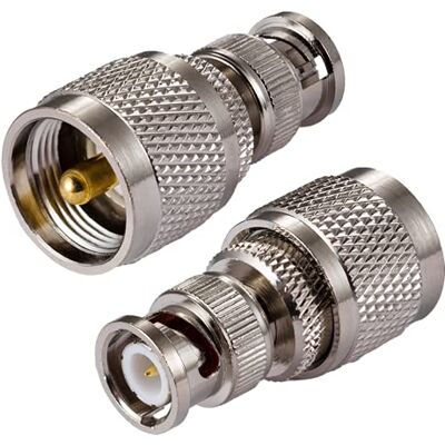 Vecys Adaptateur Radio CB PL259 UHF Mâle vers BNC Mâle Adaptateur d'antenne pour CB Antenne CB Radio Talkie-Walkie Bidirectionnelle SO 239 Appareils LAN Sans Fil Coaxiaux (2 pcs) Vecys Adaptateur Radio CB PL259 UHF Mâle vers BNC Mâle Adaptateur d'antenne pour CB Antenne CB Radio Talkie-Walkie Bidirectionnelle SO 239 Appareils LAN Sans Fil Coaxiaux (2 pcs)