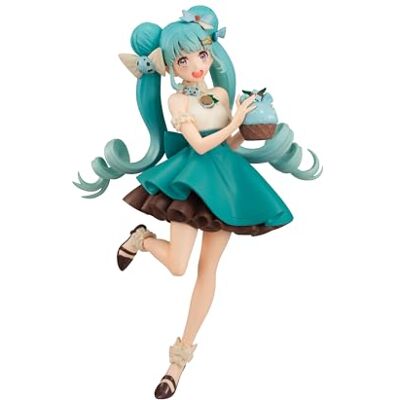 Furyu Hatsune Miku Hatsune Miku Chocolate Mint -Statuette SweetSweets 17cm Furyu Hatsune Miku Hatsune Miku Chocolate Mint -Statuette SweetSweets 17cm