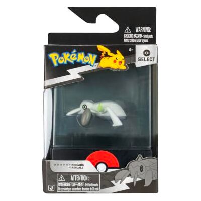 Pokémon Pokemon Battle Figure Pack (Select Figure with Case) W14 Nincada Select Series, Enfants 4+, Étuis Transparents, Figurine à Collectionner, Sous Licence Officielle Pokémon Pokemon Battle Figure Pack (Select Figure with Case) W14 Nincada Select Series, Enfants 4+, Étuis Transparents, Figurine à Collectionner, Sous Licence Officielle