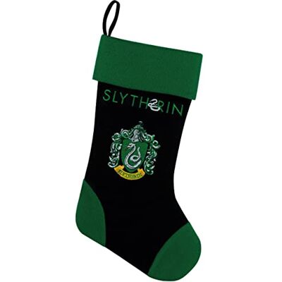 Cinereplicas Harry Potter Chaussette de Noël Serpentard 46cm Décoration Licence Officielle Cinereplicas Harry Potter Chaussette de Noël Serpentard 46cm Décoration Licence Officielle